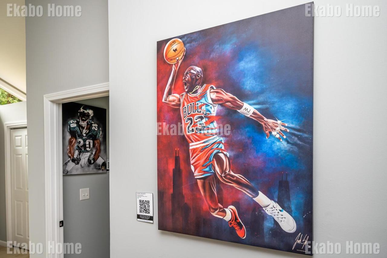 Luxury Sports Art Gallery - 15 Mins To Atl Battery Marietta Exterior foto